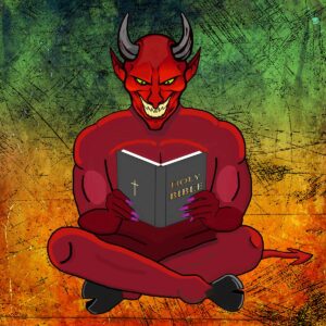 Fanden læser Biblen