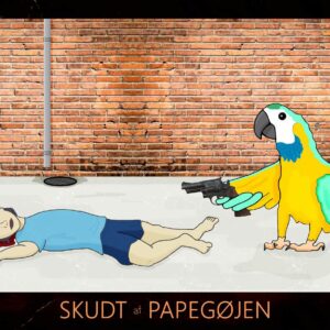 Skudt papegøjen